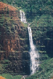 Waterfall at Waimea Canyon